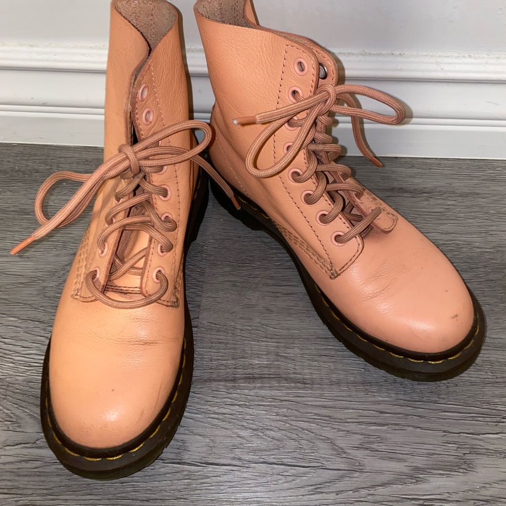 Doc martens 1640 Pascal pink combat boots - Picture 3 of 5